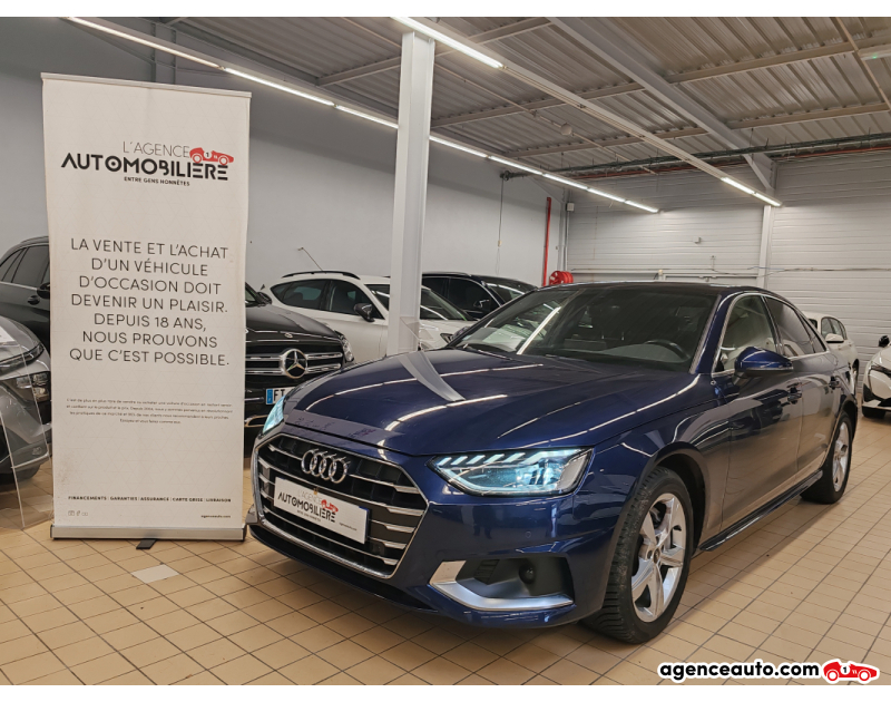 Gebrauchtwagenkauf, Günstige Gebrauchtwagen | Automobilienagentur Audi A4 V (3) 40 TDI 204 S LINE S TRONIC Bleu Jahr 2021 Automatique Diesel