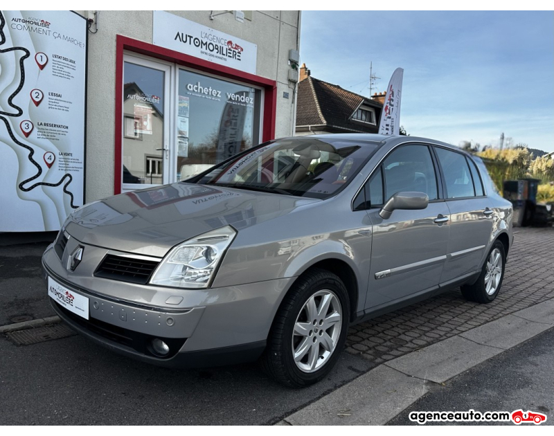 Achat voiture occasion, Auto occasion pas cher | Agence Auto Renault Vel Satis 2.0 dCi FAP 175 ch INITIALE Phase 2 BVA Gris Année 2009 Automatique Diesel