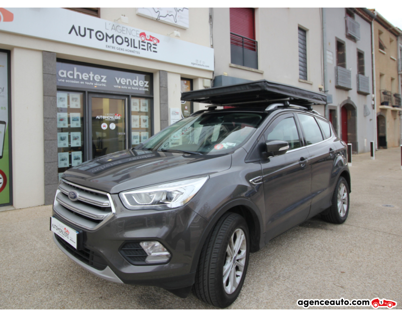 Achat voiture occasion, Auto occasion pas cher | Agence Auto Ford Kuga 1.5 FLEXIFUEL-E85 150 4X2 ST LINE Gris Année 2019 Manuelle Essence