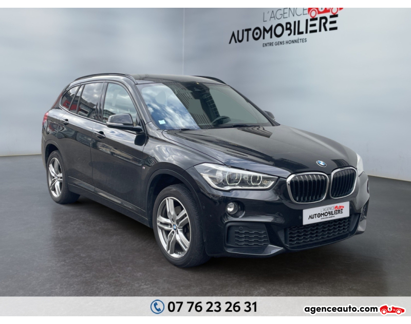 Achat voiture occasion, Auto occasion pas cher | Agence Auto Bmw X1 20i 192ch BVA8 pack MSPORT xDrive Noir Année 2017 Automatique Essence