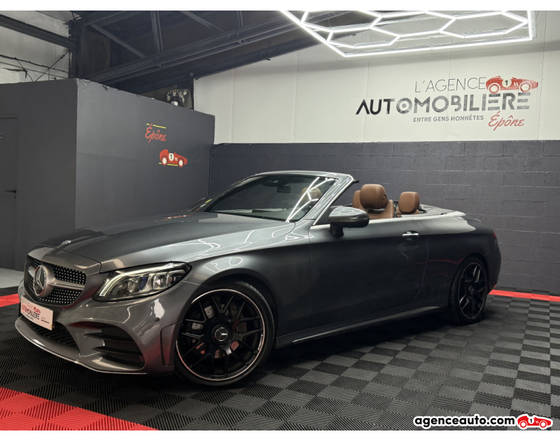 Gebrauchtwagenkauf, Günstige Gebrauchtwagen | Automobilienagentur Mercedes Classe C C 220 d CABRIOLET AMG LINE 194 ch  9G-Tronic Gris Jahr 2019 Automatique Diesel