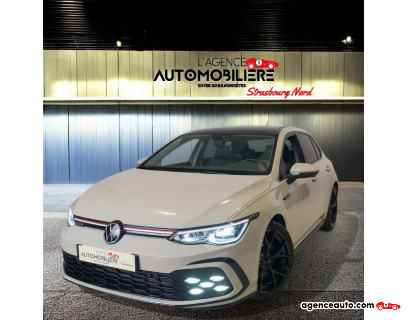 Achat voiture occasion, Auto occasion pas cher | Agence Auto Volkswagen Golf GTI 2.0 TSi DSG7 245  Toit ouvrant - Attelage - Carplay Argent Année 2020 Automatique Essence