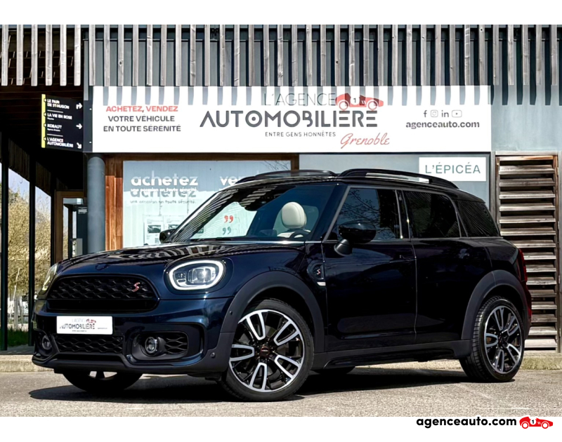 Compra de Coches Usados, Coches Usados Baratos %'|'% Agence Auto Mini Countryman (F60) S 2.0 178ch Exquisite BVA Pack JCW 1°Main / Toit ouvrant - Sièges & volant chauffants Bleu Año 2022 Automatique Essence