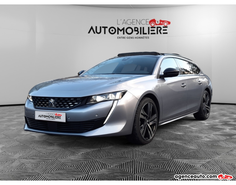Achat voiture occasion, Auto occasion pas cher | Agence Auto Peugeot 508 SW Break 1.5 BlueHDi GT S 131Ch Boite Eat8/ Garantie 12 Mois Gris Année 2022 Automatique Diesel