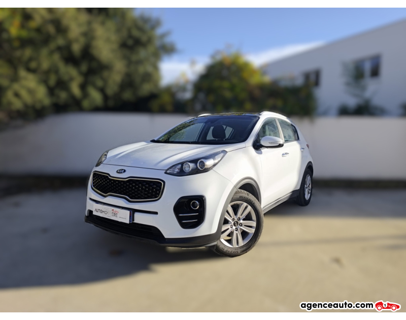 Achat voiture occasion, Auto occasion pas cher | Agence Auto Kia Sportage 1.7 CRDI 115 ACTIVE 4X2 ISG Garantie nationale 6 mois Blanc Année 2018 Manuelle Diesel