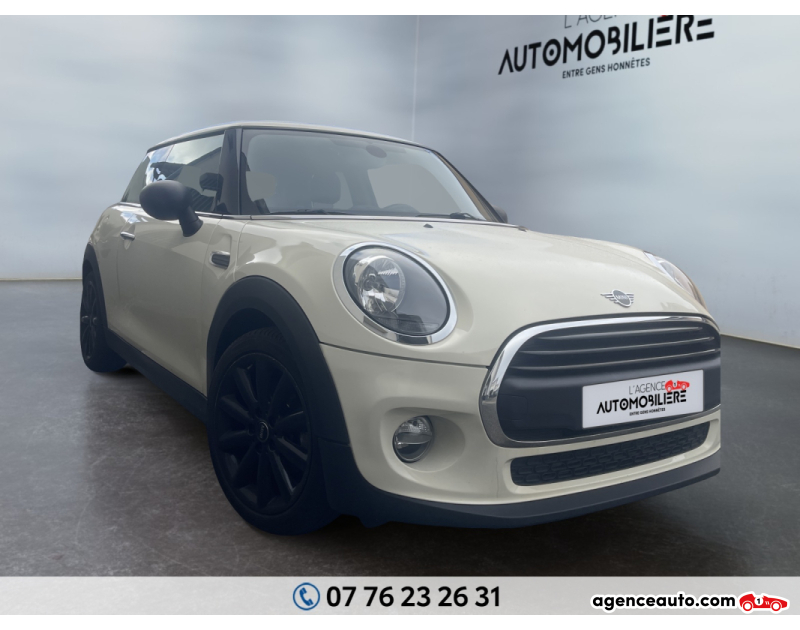 Achat voiture occasion, Auto occasion pas cher | Agence Auto Mini One 1.5 i 12V 102 cv Beige Année 2018 Manuelle Essence