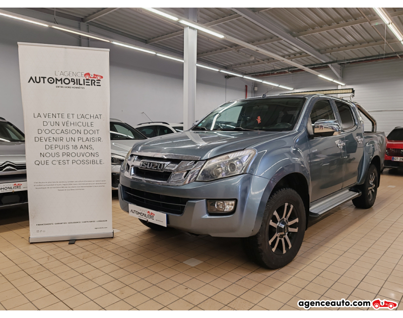 Compra de Coches Usados, Coches Usados Baratos %'|'% Agence Auto Isuzu D-Max CREW II DOUBLE CABINE 4X4 2.5 SOLAR Bleu Año 2016 Manuelle Diesel