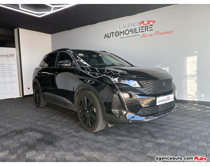 Achat voiture occasion, Auto occasion pas cher | Agence Auto Peugeot 3008 II Phase 2 - 1.2 Puretech GPF EAT8 S&S 130CV - DISTRIBUTION FAITE Noir Année 2021 Automatique Essence