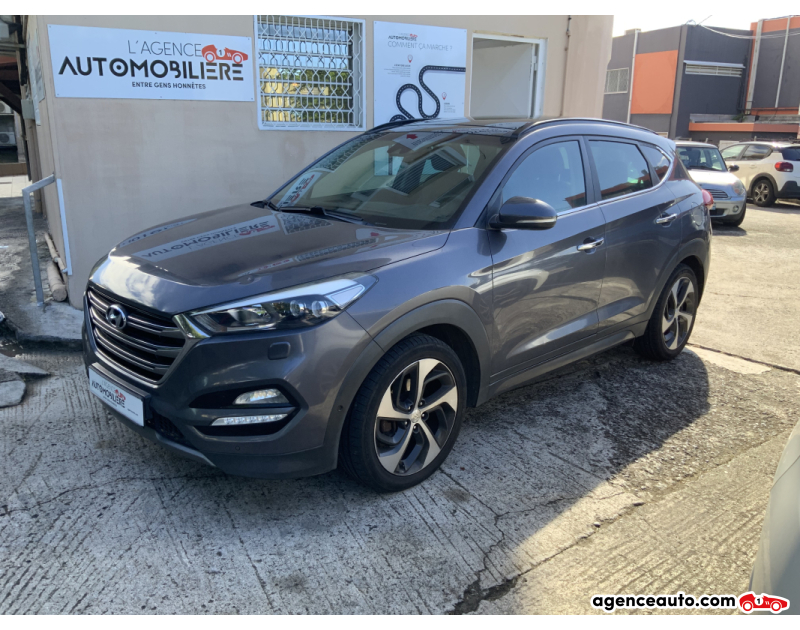 Compra de Coches Usados, Coches Usados Baratos %'|'% Agence Auto Hyundai Tucson III 2.0 CRDI 185 4WD BVA Gris Año 2015 Automatique Diesel