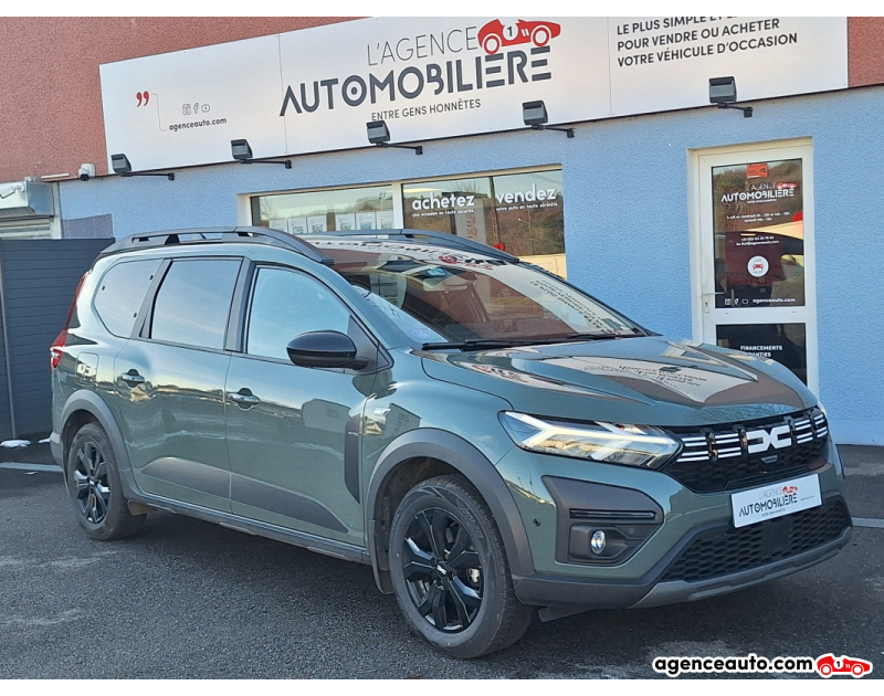 Achat voiture occasion, Auto occasion pas cher | Agence Auto Dacia Jogger JOGGER 1.6 HYBRID 140ch EXTREME 7 PLACES Vert Année 2023 Automatique Hybride