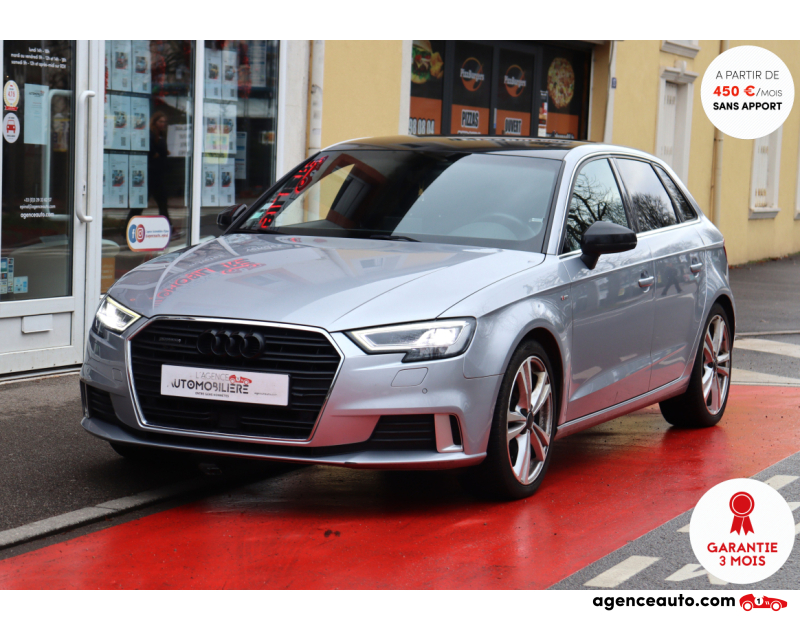 Compra de Coches Usados, Coches Usados Baratos %'|'% Agence Auto Audi A3 Sportback Facelift 2.0 TFSI 190 S-Line Quattro S-Tronic7 (CarPlay, Caméra, ACC) Gris Año 2019 Automatique Essence