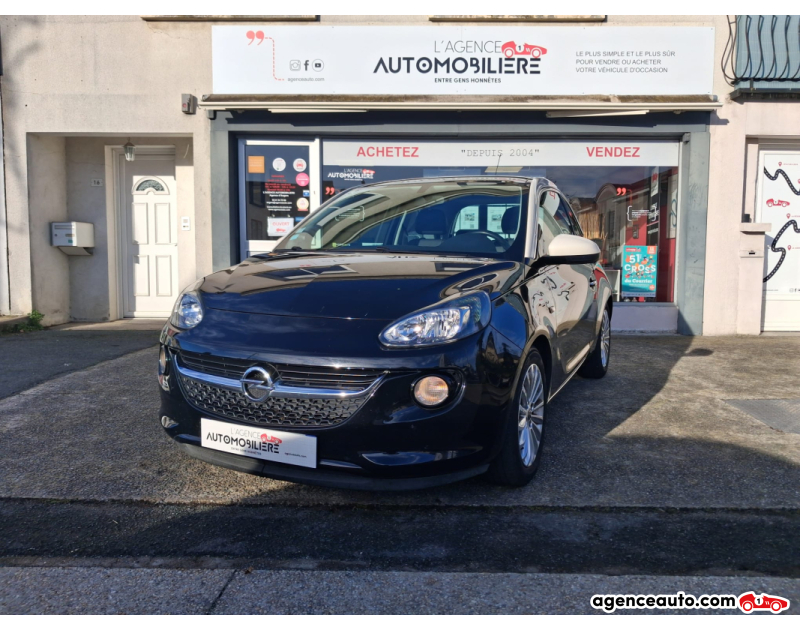 Achat voiture occasion, Auto occasion pas cher | Agence Auto Opel Adam Twinport 70cv GLAM - Suivi complet - Distribution a chaine Noir Année 2019 Manuelle Essence
