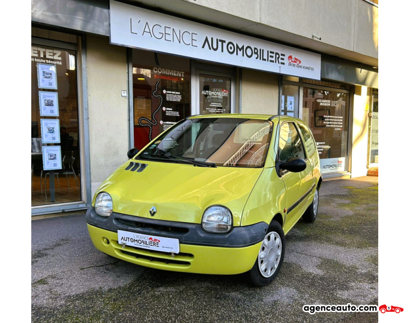 Achat voiture occasion, Auto occasion pas cher | Agence Auto Renault Twingo (2) 1.2 PACK CLIM *2EME MAIN, SUIVI COMPLET* Jaune Année 1999 Manuelle Essence