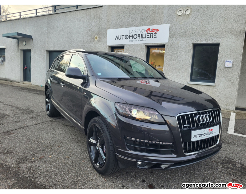 Achat voiture occasion, Auto occasion pas cher | Agence Auto Audi Q7 Phase 2 3.0 TDI V6 24V DPF Quattro Tiptronic8 245 cv Noir Année 2012 Automatique Diesel