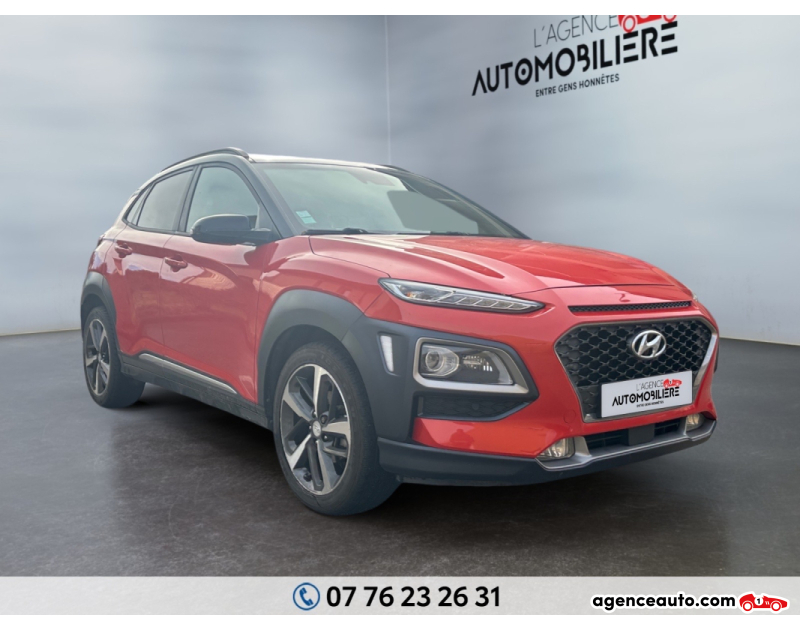 Compra de Coches Usados, Coches Usados Baratos %'|'% Agence Auto Hyundai KONA 1.0 T-GDi 12V 2WD S&S 120 cv Rouge Año 2018 Manuelle Essence