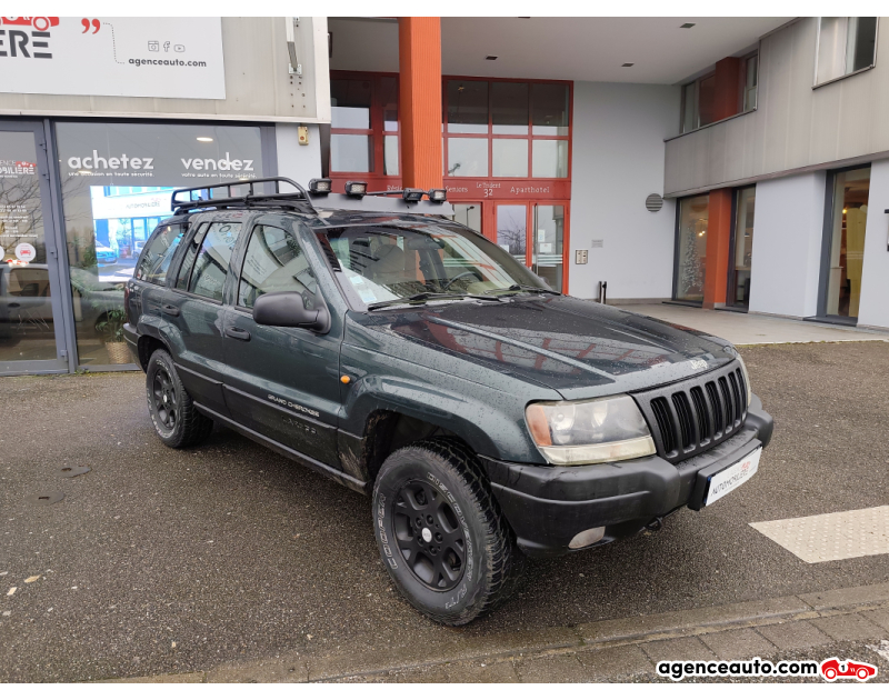 Compra de Coches Usados, Coches Usados Baratos %'|'% Agence Auto Jeep Cherokee Grand cherokee LAREDO 3.1 CRD Argent Año 2002 Automatique Diesel
