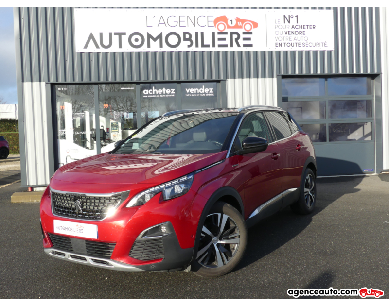 Gebrauchtwagenkauf, Günstige Gebrauchtwagen | Automobilienagentur Peugeot 3008 GT LINE 120 CV ETA6 Rouge Jahr 2017 Automatique Diesel