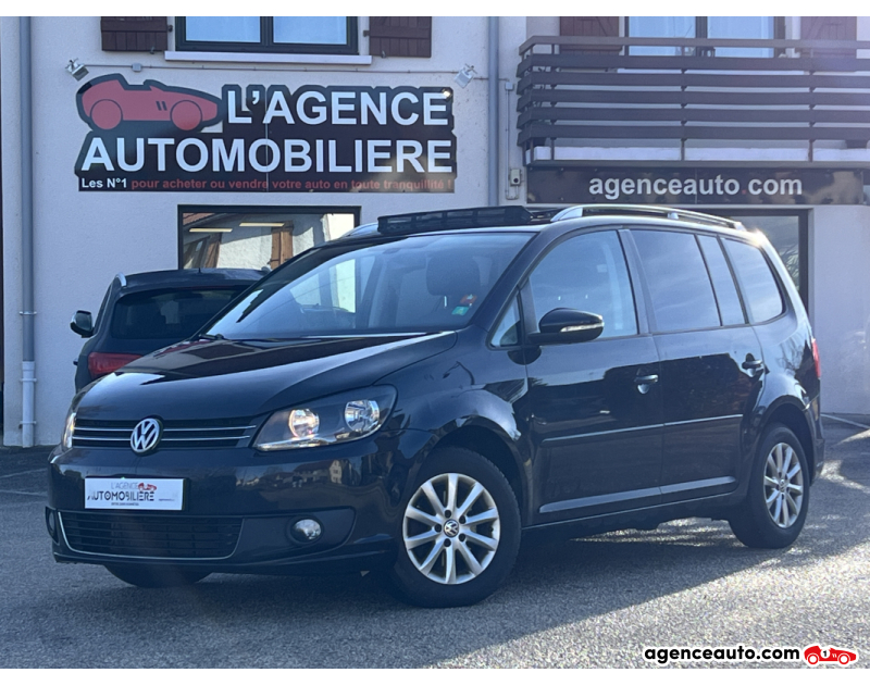Achat voiture occasion, Auto occasion pas cher | Agence Auto Volkswagen Touran 1.6 tdi 105ch DSG6 Noir Année 2013 Automatique Diesel