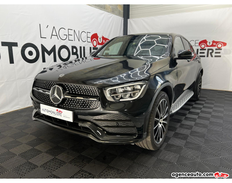 Achat voiture occasion, Auto occasion pas cher | Agence Auto Mercedes GLC coupé Coupé 300de 194+122ch AMG Line 4Matic 9G-Tronic (TVA RECUPERABLE) Noir Année 2023 Automatique Hybride rechargeable