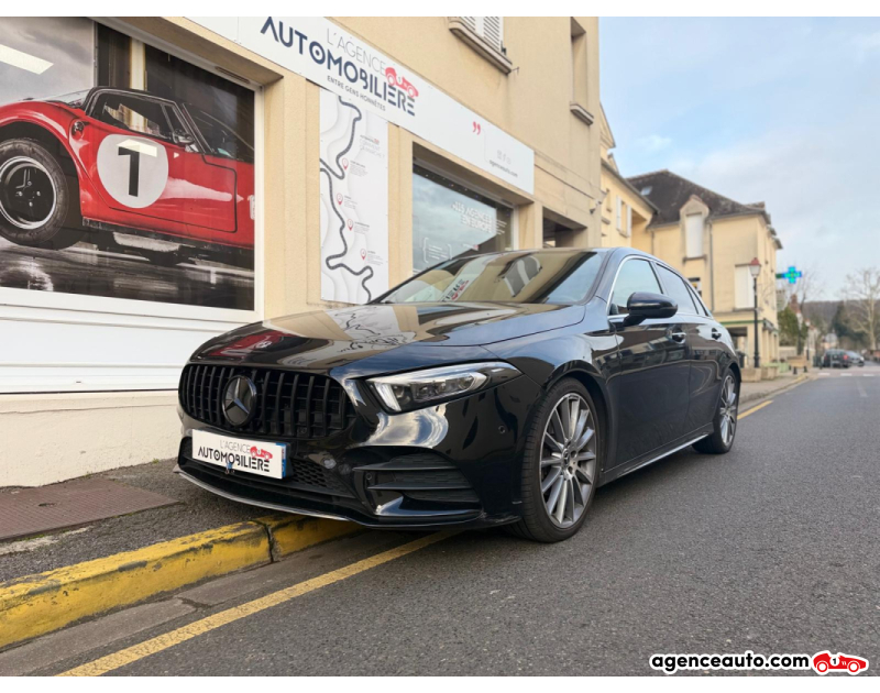 Gebrauchtwagenkauf, Günstige Gebrauchtwagen | Automobilienagentur Mercedes Classe A 180D 7G-DCT 116 cv Pack AMG+ OPTIONS Noir Jahr 2018 Automatique Diesel