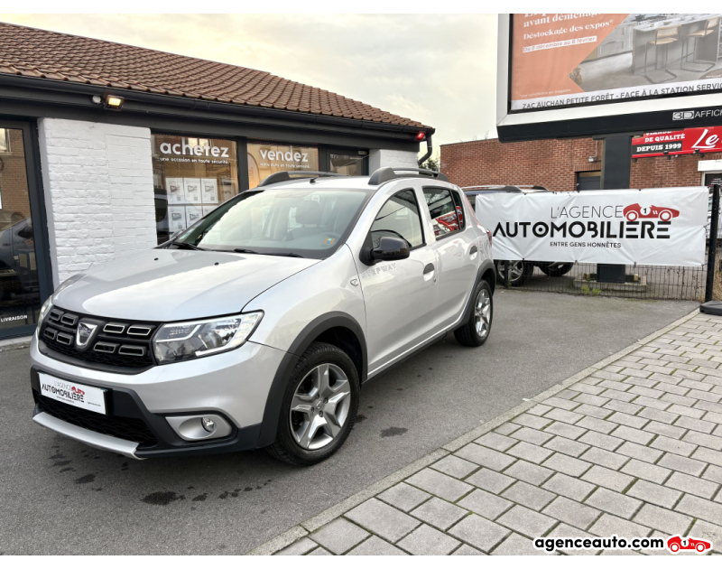Achat voiture occasion, Auto occasion pas cher | Agence Auto Dacia Sandero II (2) STEPWAY 0.9 TCE 90 CAMERA Argent Année 2017 Manuelle Essence