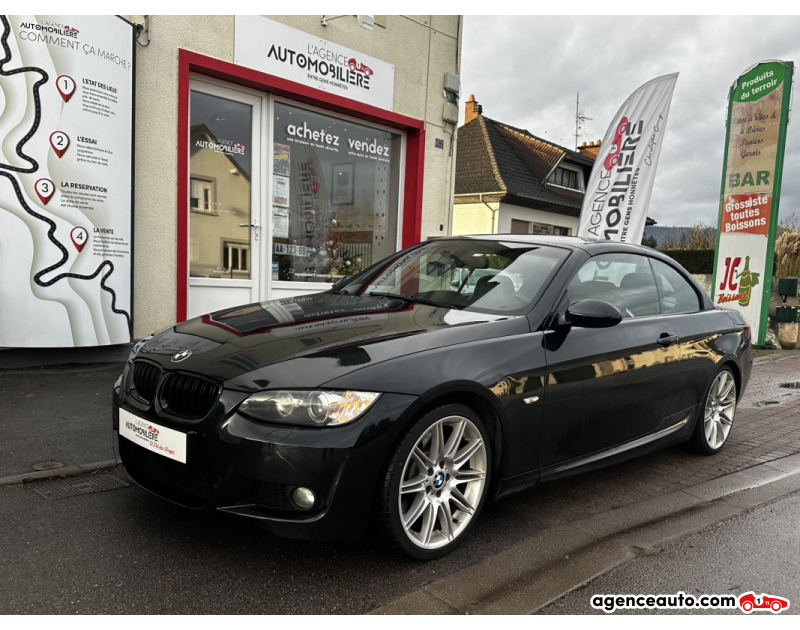 Compra de Coches Usados, Coches Usados Baratos %'|'% Agence Auto Bmw Série 3 (E93) Cabriolet 335i 3.0 i 306ch M-Sport Noir Año 2008 Automatique Essence