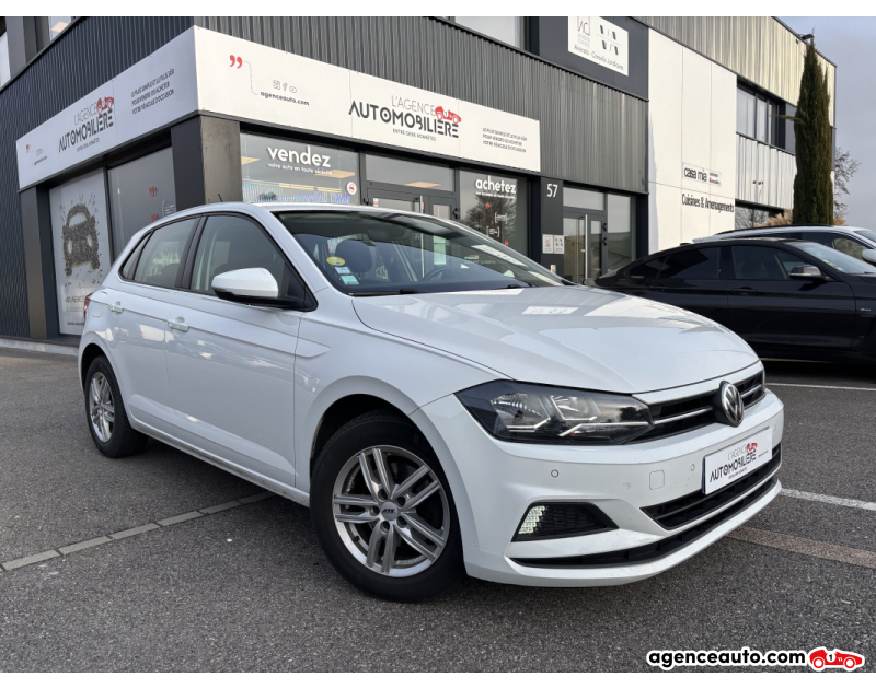 Achat voiture occasion, Auto occasion pas cher | Agence Auto Volkswagen Polo CONFORTLINE VI 1.6 TDI 16V BMT 95CV - GARANTIE 12 MOIS Blanc Année 2019 Manuelle Diesel