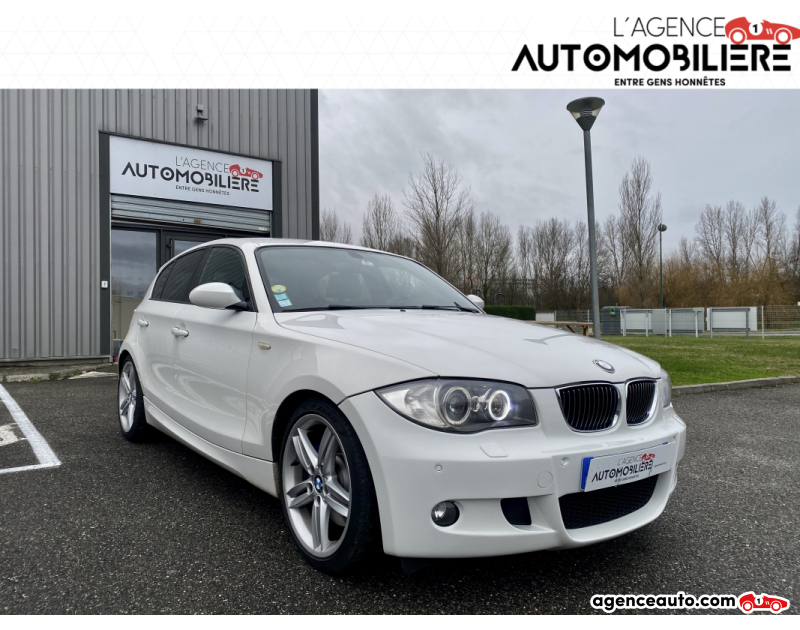Compra de Coches Usados, Coches Usados Baratos %'|'% Agence Auto Bmw Série 1 130i 265CH SPORT DESIGN (E87) - PACK M Blanc Año 2009 Manuelle Essence