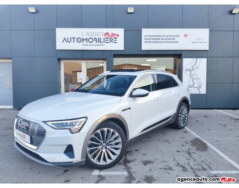 Achat voiture occasion, Auto occasion pas cher | Agence Auto Audi Q8 E-tron 55 Avus 408cv full options Blanc Année 2019 Automatique Électrique