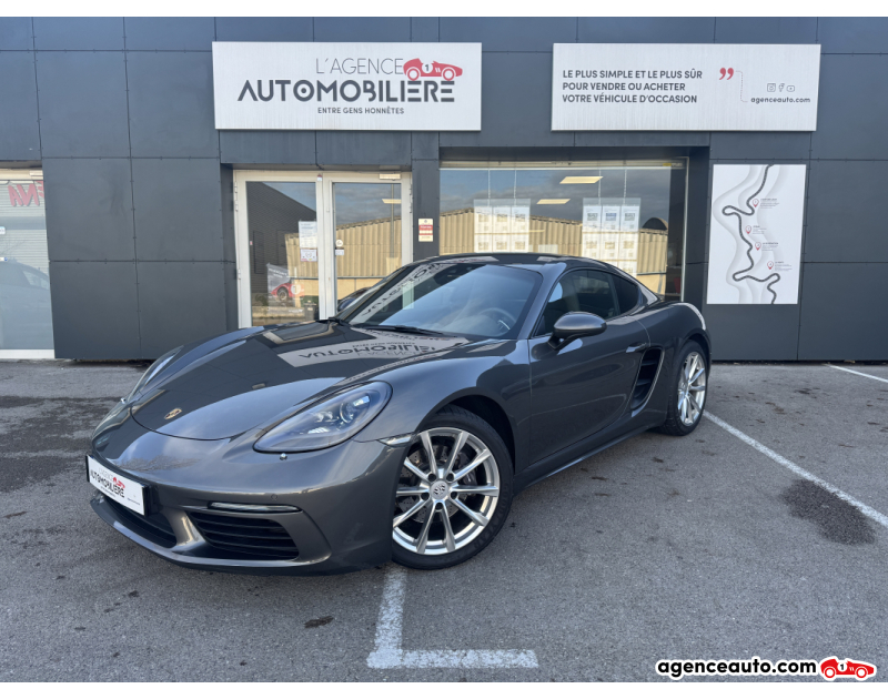 Achat voiture occasion, Auto occasion pas cher | Agence Auto Porsche 718 Cayman 2.0l 300ch PDK PDLS Echap Sport Gris Année 2019 Automatique Essence