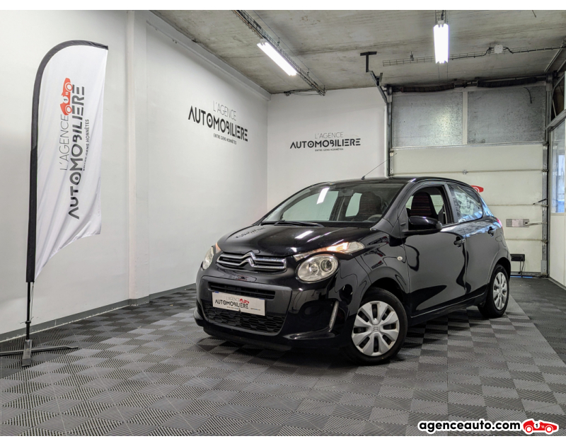 Achat voiture occasion, Auto occasion pas cher | Agence Auto Citroen C1 II 1.0 VTI 68 FEEL 5P Noir Année 2017 Manuelle Essence