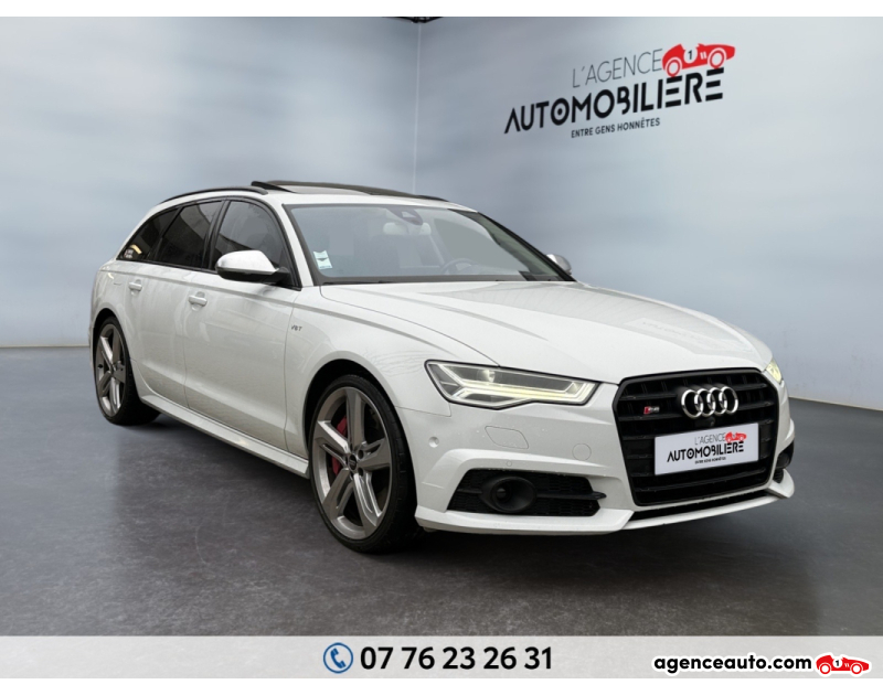 Compra de Coches Usados, Coches Usados Baratos %'|'% Agence Auto Audi S6 4.0 V8 TFSI 450 ch QUATTRO S TRONIC 7 Blanc Año 2017 Automatique Essence