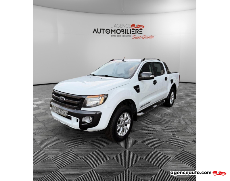 Compra de Carros Usados, Carros Usados Baratos | Auto Immo Ford Ranger III (2) DOUBLE CABINE 3.2 TDCI 200CH WILDTRACK BVA6 Blanc Ano 2015 Automatique Diesel