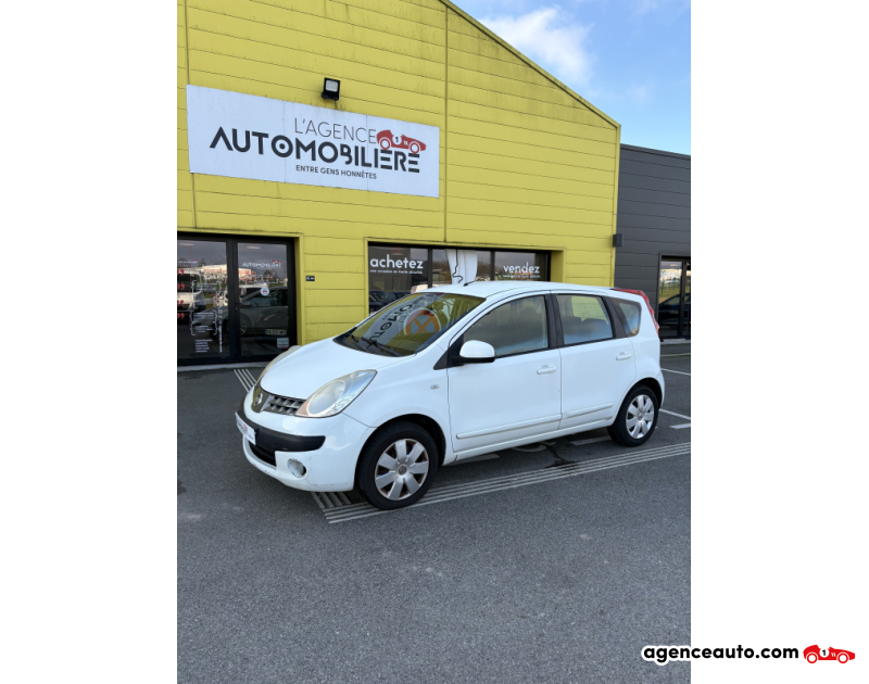 Achat voiture occasion, Auto occasion pas cher | Agence Auto Nissan Note 1.5 DCI VISIA 68ch Blanc Année 2007 Manuelle Diesel