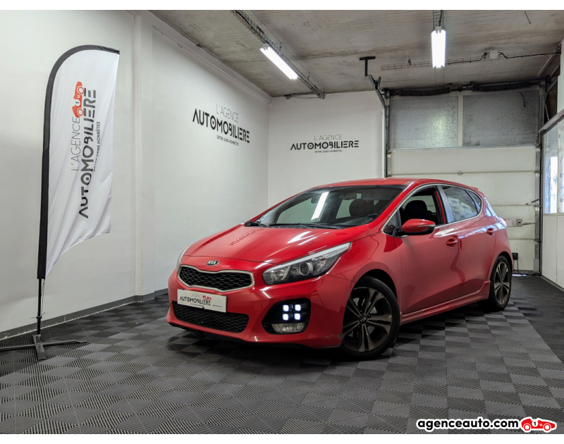 Compra de Coches Usados, Coches Usados Baratos %'|'% Agence Auto Kia Ceed II (2) 1.0 T-GDI 120 6CV ISG GT LINE BV6 Rouge Año 2017 Manuelle Essence
