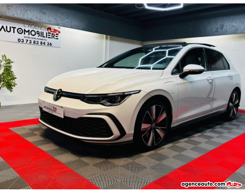 Achat voiture occasion, Auto occasion pas cher | Agence Auto Volkswagen Golf VIII 1.4 GTE Plug-in Hybrid 245 CV / 180 KW Blanc Année 2021 Automatique Hybride