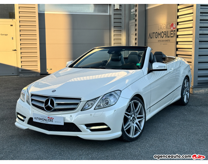 Achat voiture occasion, Auto occasion pas cher | Agence Auto Mercedes Classe E 250 CGI 7G-TRONIC Cabriolet Pack AMG Blanc Année 2012 Automatique Essence