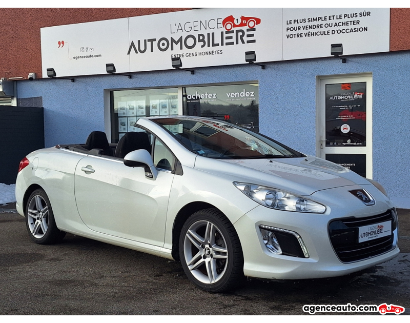 Aankoop Gebruikte Auto, Goedkope Gebruikte Auto | Agence Auto Peugeot 308 CC 1.6 e-HDi 112 ch Sport Pack Blanc Jaar 2013 Manuelle Diesel