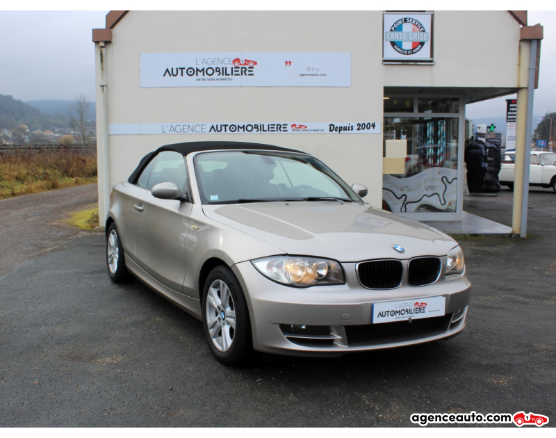 Acquisto Auto Usate, Auto Usate Economiche | Agenzia Automobiliare Bmw Série 1 Cabriolet 118i 143 CH Luxe * SIEGES ET VOLANT CHAUFFANTS Argent Anno 2008 Manuelle Essence