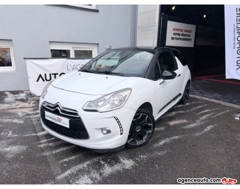 Achat voiture occasion, Auto occasion pas cher | Agence Auto Citroen DS3 1.6 THP Sport chic 156 Siège chauffants - Régulateur Blanc Année 2010 Manuelle Essence