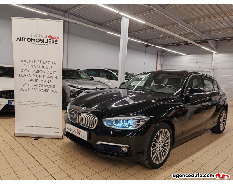 Achat voiture occasion, Auto occasion pas cher | Agence Auto Bmw Série 1 114D  95 ch urban chic Noir Année 2019 Manuelle Diesel
