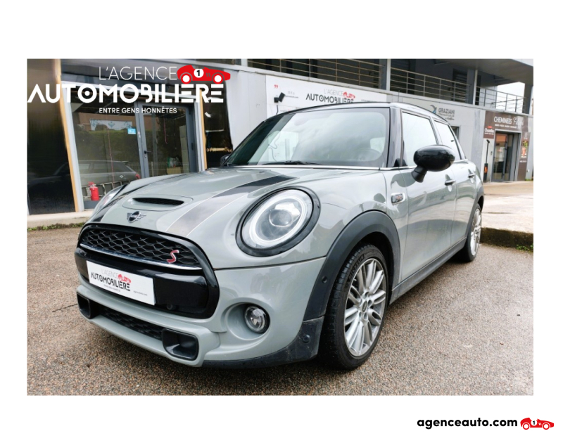 Compra de Coches Usados, Coches Usados Baratos %'|'% Agence Auto Mini Mini Cooper S 192ch Edition Greenwich BVA7 Gris Año 2020 Automatique Essence