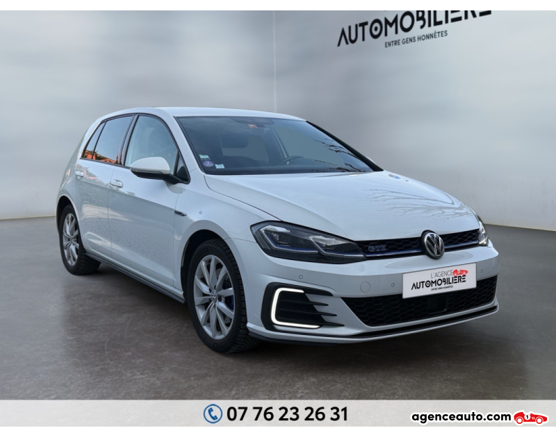 Achat voiture occasion, Auto occasion pas cher | Agence Auto Volkswagen Golf GTE 1.4 TSi 204ch Hybride rechargeable Blanc Année 2020 Automatique Hybride