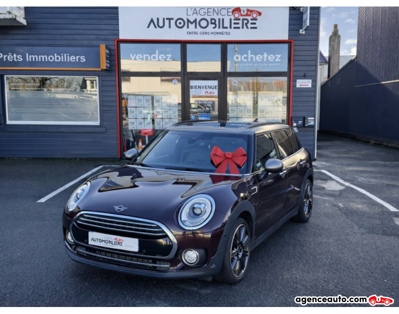 Compra de Coches Usados, Coches Usados Baratos %'|'% Agence Auto Mini Clubman Cooper 1.5 136ch BVA7 Kensington (Cuir + TO) Bordeaux Año 2019 Automatique Essence