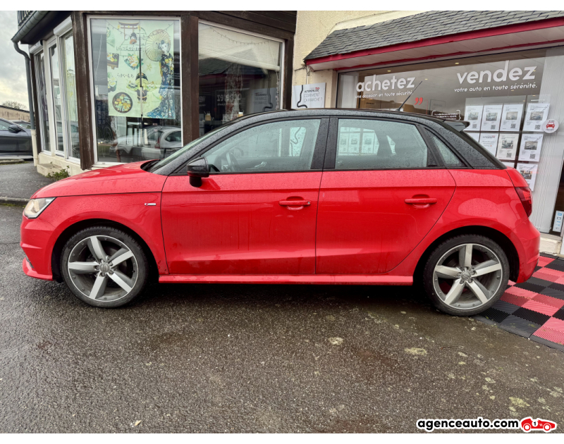 Audi A1 Sportback 1.0 TFSI 95CH ULTRA S LINE Rouge 2018 — photo 2