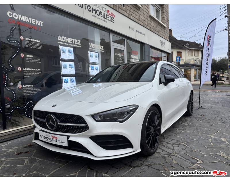 Achat voiture occasion, Auto occasion pas cher | Agence Auto Mercedes Classe CLA 2.0 200 D 150 AMG LINE Blanc Année 2022 Automatique Diesel