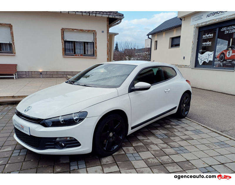 Gebrauchtwagenkauf, Günstige Gebrauchtwagen | Automobilienagentur Volkswagen Scirocco 1.4 TSI 160 CV 16 V Carat Bon état int/ext Blanc Jahr 2009 Manuelle Essence