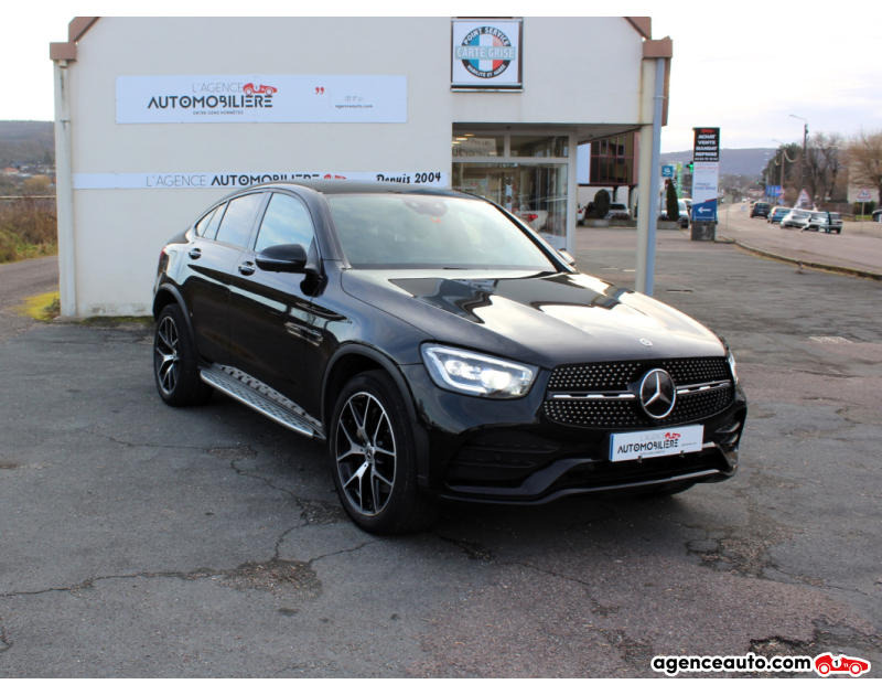 Gebrauchtwagenkauf, Günstige Gebrauchtwagen | Automobilienagentur Mercedes GLC coupé 300 DE 194+122 CH AMG Line 4Matic 9G-Tronic Noir Jahr 2020 Automatique Hybride rechargeable