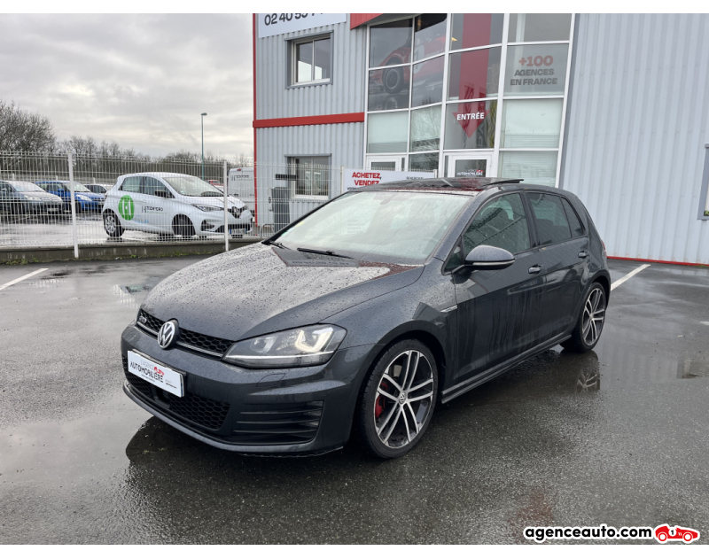 Achat voiture occasion, Auto occasion pas cher | Agence Auto Volkswagen Golf GTD 2.0L TDI 184CH Technology DSG6 | Garantie 6 mois Gris Année 2015 Automatique Diesel
