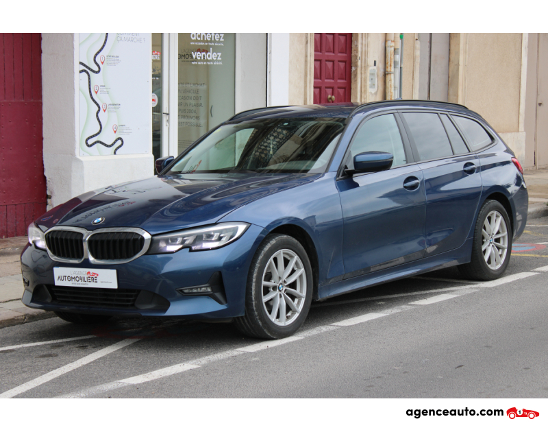 Achat voiture occasion, Auto occasion pas cher | Agence Auto Bmw Série 3 TOURING 2.0 318 D 150 - LOUNGE BVA ( Radar Arr, GPS, Moteur à chaîne ... ) Bleu Année 2021 Automatique Diesel
